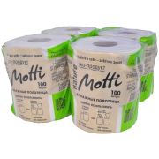 Полотенца бумажные 2-сл рулонные MOTTI 100м светло-серые