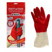 Перчатки хоз.лат.сверхпроч. БИКОЛОР М BICOIRA2