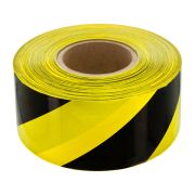Лента сигнальная Milen 50х200 черно-желт неклейкая