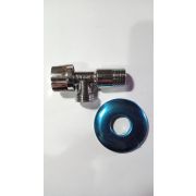 Кран угловой шаровый DN 15х15 KOER хром латунь