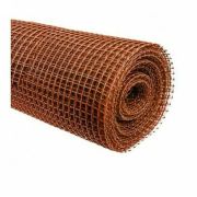 Сетка-рабица 15*15 пластм.(20м) коричневая