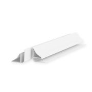 Профиль плинтус 8мм 3м Идеал Глосси белый