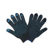 Перчатки ДГ 5Н ПВХ ТОЧКА черный стандарт 7,5кл