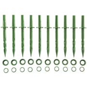 Колышки садовые GRINDA 200мм зеленый 10шт 422319