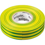 Изолента ПВХ 15мм*20м жел/зел NAVIGATOR