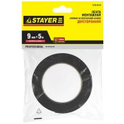 Лента монтаж 19х5 STAYER PROF черная 12233-19-05