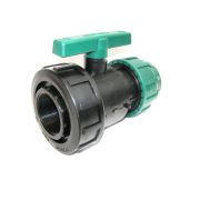 Кран ПНД 50х1 1/2 вн Poelsan