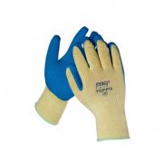 Перчатки Торро ХБ СЕРЫЕ + залив синий ЦБ1963