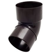 Колено трубы 67/80 КОРИЧ (пластм)