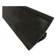 Плинтус для столешницы ИДЕАЛ Венге черный 3м