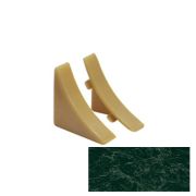 Заглушка к плинтусу д/столешницы Идеал Мрамор зел