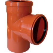 Тройник 160/160/90 прям ОРАНЖЕВЫЙ