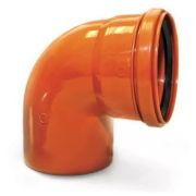 Отвод 160/90 пласт ОРАНЖЕВЫЙ
