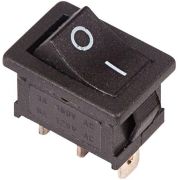 Выкл. клав. 6А Mini черн. Rexant 36-2130