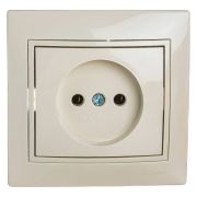 Розетка 1-м СП Мира б/з крем 701-0303-121