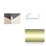 Уголок наружный 10мм Металлик золотистый