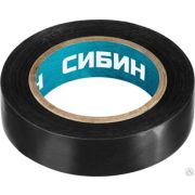 Изолента х/б СИБИН 15м черная 1230-15