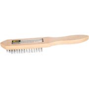 Корщетка с дер. ручкой 6-ти рядная Fit 38406