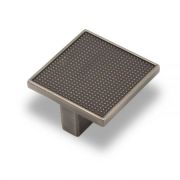 Ручка-кнопка 7020 32мм атласное серебро 40