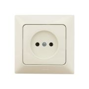 Розетка б/з кер Aras Крем 93-111-02-Р NE-AD