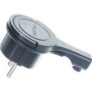 Вилка-невидимка с/з черн. 16А 250В UNIVersal