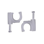 Держатель плоского кабеля 4мм 100шт. уп. 88-0-104