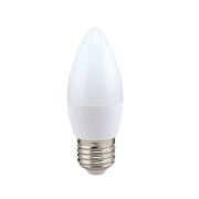 Лампа с/д КОСМОС  LED 5 Вт Свеча Е27 4500К 5w Экон.