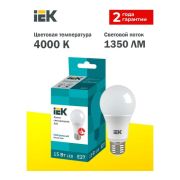 Лампа с/д ЕКО А60 шар 15Вт 230В 4000К Е27 ИЭК