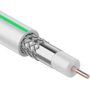 Кабель SAT 703 В CCS/AI/AI (75%) 75 Ом 100м белый
