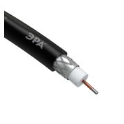 Кабель коаксиальный RL-64-РЕ100 RG-6U 75 Ом CCS (оплетка AI 64%) черный