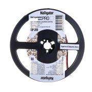 Лента LED Navigator 3528/60 4.8W12V  IP20 теп. бел