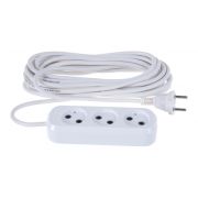 Удлинитель 3х10м Е203 АБС-пл ПВС 2х1 (2х0,75)