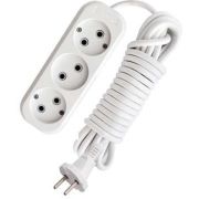 Удлинитель 3х5м Е-203 АБС-пл ПВС 2х1 (2х0,75)