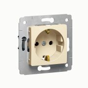 Розетка 1-я Cariva беж с з/к  L-773759