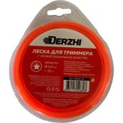 Леска для триммеров звездочка DERZHI 3,0мм 15м 30015-01