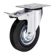 Колесо промыш. поворот. с тормозом SCb125 100кг