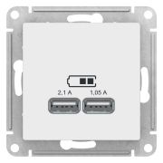 Модуль USB РОЗ.5В 1п* 2,1А, 2п*1,05А Atlas Design