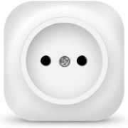 Розетка 1-м ОП 10А IP без заземл. бел.IONICH 1415