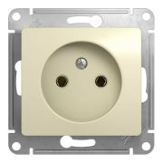 Механизм розетки 1-м СП б/з беж GLOSSA GSL000241
