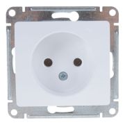 Механизм розетки 1-м СП б/з бел GLOSSA GSL000141