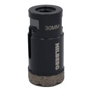 Коронка алмазная Super Hard М14 с тех.воском 30мм Hilberg НН630