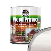 Пропитка декор.  DUFA WOOD PROTEKT белая 0,75л.