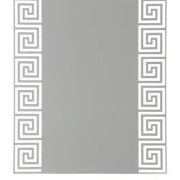 Зеркало 45168 53,5х46,5см с матов рисунком