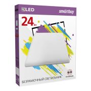 Светильник с/д безрам. BDLS Smartbuy квадрат 24Вт 6500К
