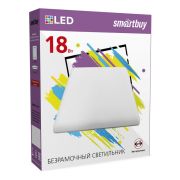 Светильник с/д безрам. BDLS Smartbuy квадрат 18Вт 6500К