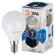 Лампа с/д ЭРА LED smd P45-7w-840 Е14