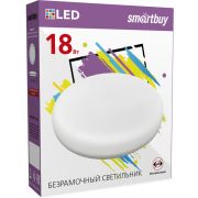 Светильник с/д безрам. BDL Smartbuy круг 18Вт 6500К