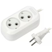 Удлинитель 3гн. 2метра б/з ПВС 2х1,0 SBE-10-3-02-N