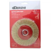 Щетка DERZHI для УШМ плоская 125мм 874656