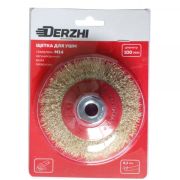 Щетка DERZHI для УШМ тарелка 100мм М14 874608